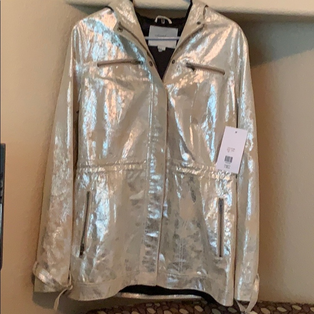 Adam lippes leather jacket new with tags